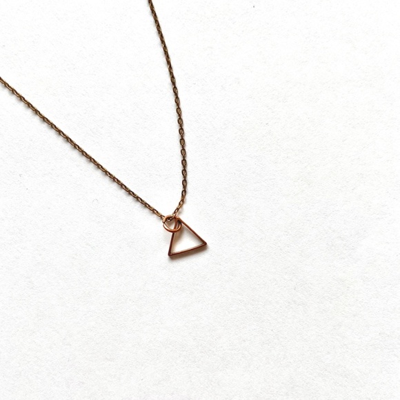 Brandy Melville Jewelry - Brandy Melville | Triangle Charm Necklace